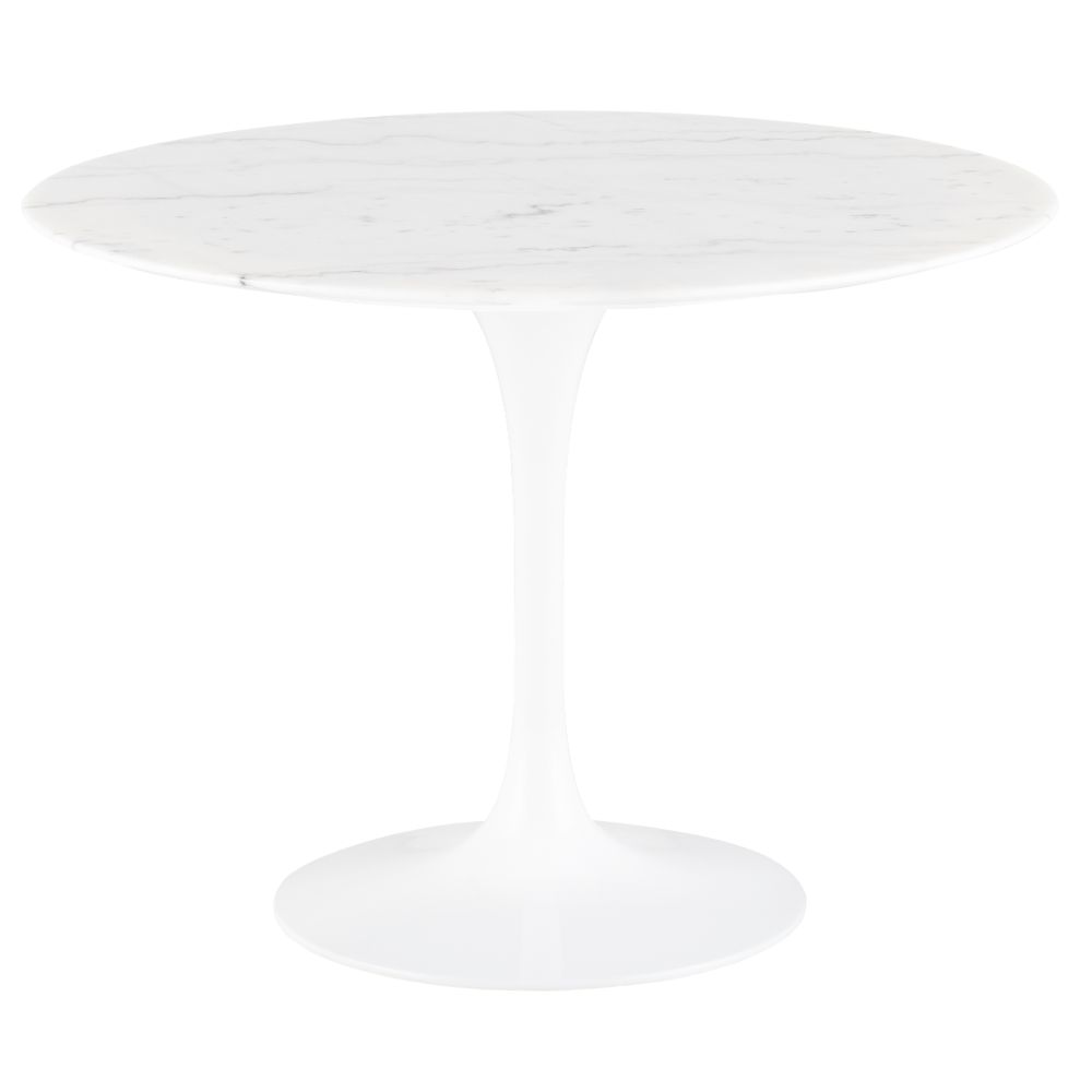 Nuevo HGEM845 CAL DINING TABLE in WHITE